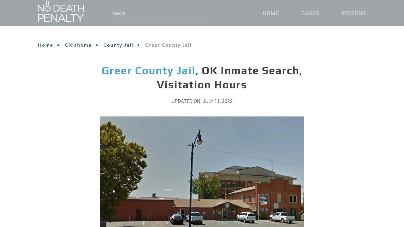 Greer County Jail, OK Inmate Search, Visitation Hours